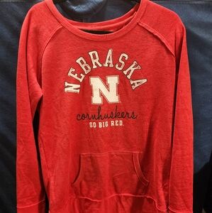 Camp David Nebraska Cornhuskers Sweater With Front Pocket
